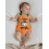 (6-12 Months, Orange) Μωρουδιακό Φόρμα, Αμάνικο και Αγοριών 4