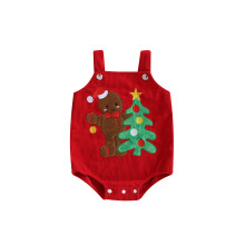 (12-18 Months, Red) Ärmelloser Baby-Overall mit und Mädchen