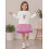 (3-4 Years, White) Ensemble 2 pièces avec pompons. 4