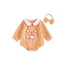 (0-3 Months, Orange) Halloween-Outfit für Babys (2-teiliges Set)