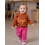 (5-6 Years, Orange) Halloween-Pullover für Kleinkinder grob gestrickt 7