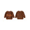 (5-6 Years, Brown) Halloween-Pullover für Kleinkinder grob gestrickt 2