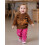 (5-6 Years, Brown) Halloween-Pullover für Kleinkinder grob gestrickt 8