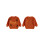 (5-6 Years, Orange) Halloween-Pullover für Kleinkinder grob gestrickt 2