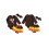 (6-12 Months, Brown) Set de 3 cu fundă. 2