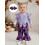 (6-12 Months, Purple) Set de 3 și bandă. 6