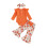 (6-12 Months, Orange) Set de 3 și bandă. 1