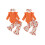 (12-18 Months, Orange) Set de 3 și bandă. 2