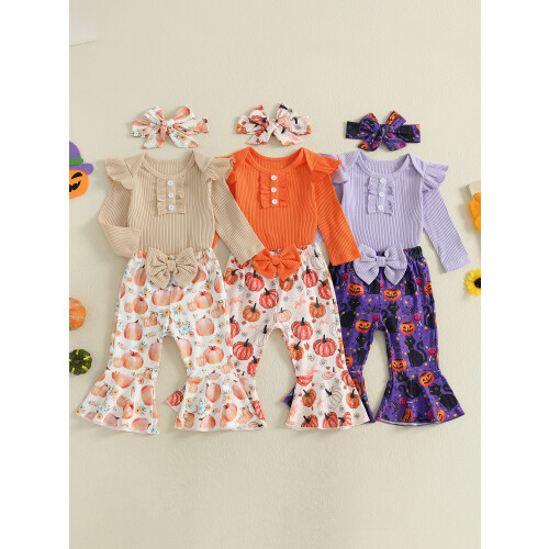 (0-3 Months, Khaki) Set de 3 și bandă. 2