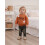 (130, Orange) Κορίτσια Πλεκτό Πουλόβερ Μακρυμάνικο O Neck με Γράμμα Ghost 7