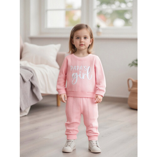 (2-3 Years, Pink) Conjunto de 2 para invierno. 2