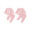 (2-3 Years, Pink) Conjunto de 2 para invierno. 2