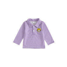 (12-18 Months, Purple) Μπλούζα ζώων με κουμπιά, άνοιξη/φθινόπωρο