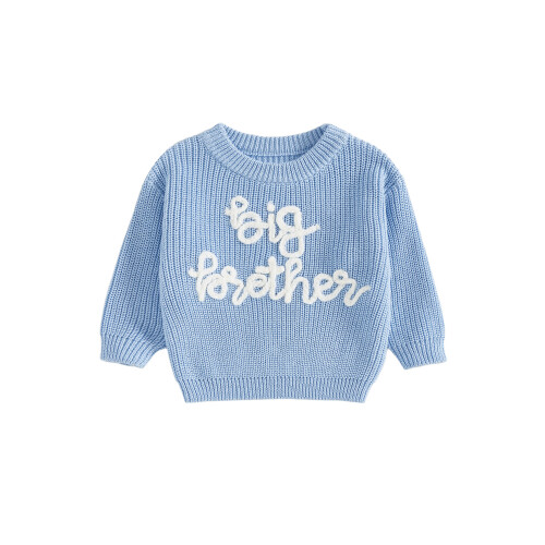 (18-24 Months, Sky Blue) Φθινοπωρινό πουλόβερ με για νήπια