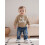 (18-24 Months, Khaki) Φθινοπωρινό πουλόβερ με για νήπια 6