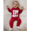 (0-3 Months, Red) Combinaison de Noël ou garçon 5