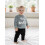(3-4 Years, Gray) Φθινοπωρινό πουλόβερ με για νήπια 4