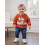 (18-24 Months, Orange) Φθινοπωρινό πουλόβερ με για νήπια 6