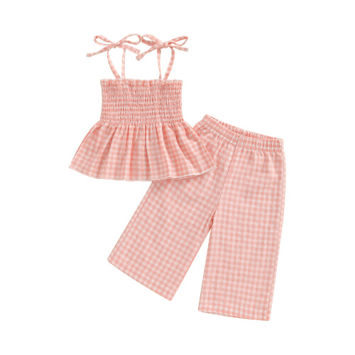 (9-12 Months, Pink) Σετ καλοκαιρινών ρούχων 2 τεμάχια.