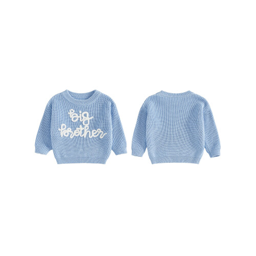 (18-24 Months, Sky Blue) Φθινοπωρινό πουλόβερ με για νήπια 1
