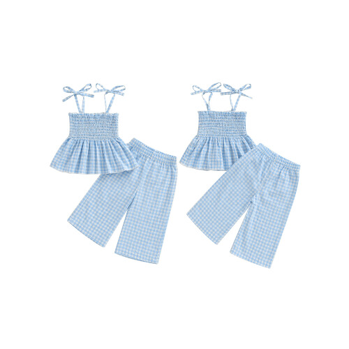 (9-12 Months, Sky Blue) Σετ καλοκαιρινών ρούχων 2 τεμάχια. 1