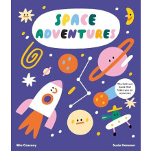 Space Adventures by Mia Cassany Hardcover Book