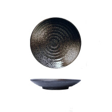 Japanese Ceramic Dinnerware Set for 8, Crack Resistant Plates and Bowls, Microwave Dishwasher Safe