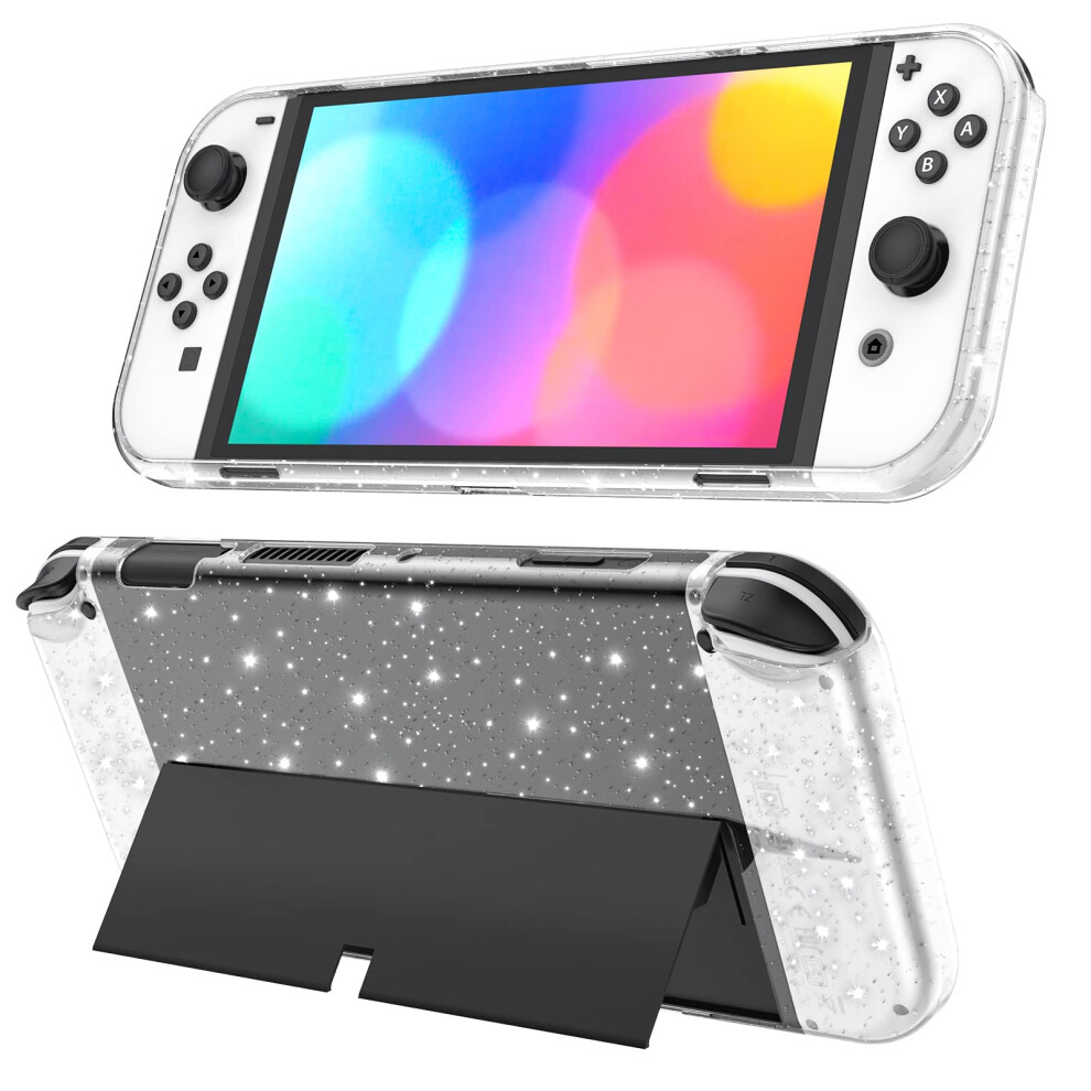 Glitter Case For Nintendo Switch Oled With 360 Shock Protection And Scratchresistant Slim Cover 9169991259734