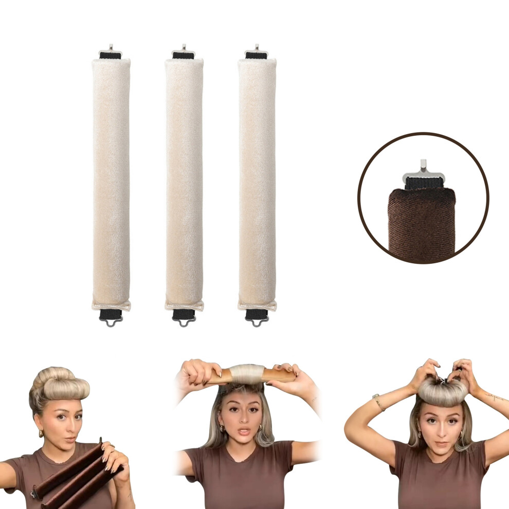 Inf Beige Heatless Hair Curler No Heat Hair Curlers