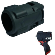 Rubber Protective Cover Impact Wrench Boot for Milwaukee M12 Fuel Stubby 3/8 and 1/2 Tools Black