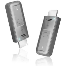 Wireless HDMI Transmitter and Receiver 1080P 100FT Plug and Play DualBand Extender for TV and Projector