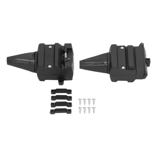 12 Pin Flat Trailer Towing Plug Set 12V Power Connection Accessories 1