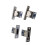 20Pcs USB Jack 3.1 Type-C 2Pin Female Connector Jack Data Charging Port Small Electrical Charging Base with Fixing Plate 4