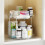 2 Tier Organizer, 9.25Inch Turntable for Cabinet, Stackable Turntable Organizer Rotating Spice Rack Organization 6