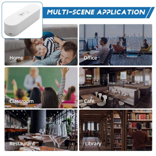Sensor Wireless Connectivity User-Friendly App  Wifi Temperature and Humidity Sensor for Home Iot Device 2