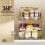 2 Tier Organizer, 9.25Inch Turntable for Cabinet, Stackable Turntable Organizer Rotating Spice Rack Organization 3