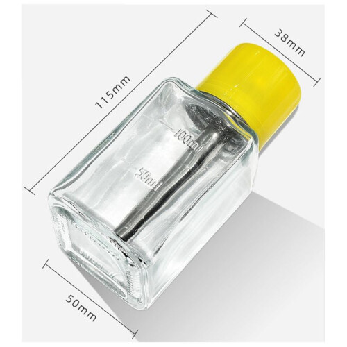 Push Down Out Water Glass Bottle, Thickened Alcohol Bottle, Water Solvent Bottle 2