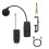 2.4G Wireless Microphone System for Violin, Cello, Guitar Clip- Transmitter and Receiver, 50 Meters Range 1
