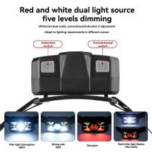 Induction LED Headlamp Rechargeable IR Motion Sensor  Lamp Camping Night Fishing Cycling Portable Headlight