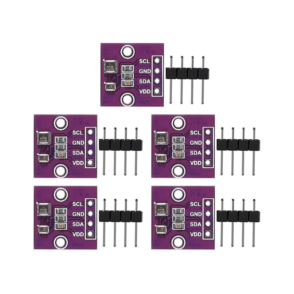 Aht20+Bmp280 Temperature Humidity Air Pressure Module Digital Temperature Humidity Air Pressure Sensor 5Set 4711239464339