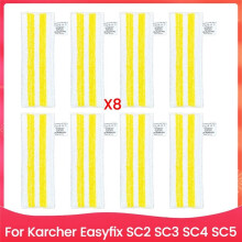 8 Chiffons de Nettoyage Vapeur pour Aspirateur à Main pour Easyfix SC2 SC3 SC4 SC5, Chiffons en Microfibre, Pièces de Rechange