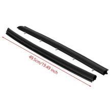 1 Pair Car Front Door Gasket Seal Rubber Trim Door Seal Strip for Transporter T5 T5.1