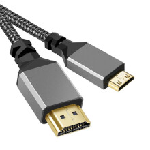 2m 4K 60Hz -Compatible Cable to -Compatible Cable 4K 60HZ Nylon Braid Wire Extension Cable