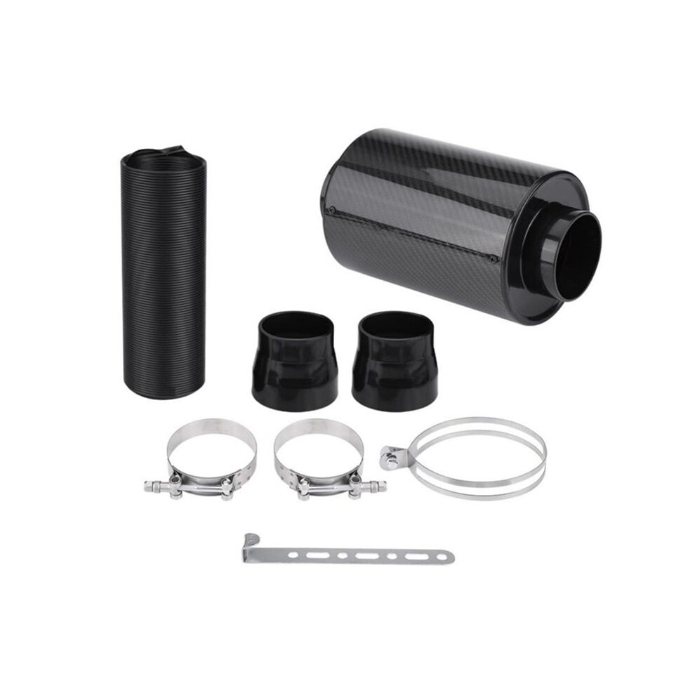 Carbon Fiber Cold Air Filter Intake Closed Intake Induction Tube Automotive General Hose Kit 6033393048223