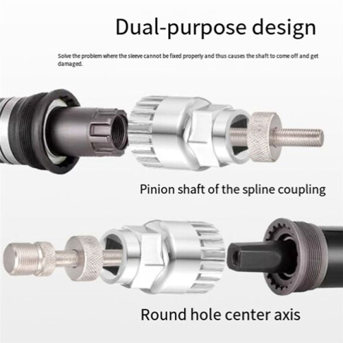 Bike Crank Extractor Puller with Bottom Bracket Remover Cycling Repair Tool Kit for Square Hole Axis 2