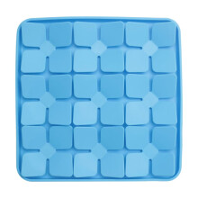 Snuffle Mat för Hundar, Silikon Interaktiv Hundmatta för Att Skydda Hundens Nos för LuktträNing och LåNgsam äTning (Blå)