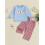 (12-18 Months, Blue) Conjunto de 2 cintura elástica. 8