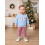 (18-24 Months, Blue) Conjunto de 2 cintura elástica. 4