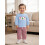 (6-12 Months, Blue) Conjunto de 2 cintura elástica. 7