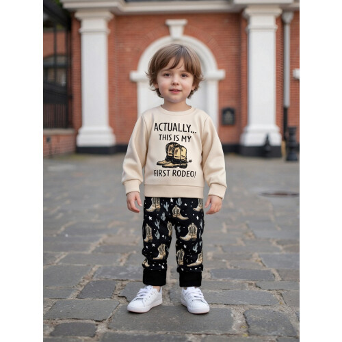 (18-24 Months, Apricot) Σετ 2 τεμαχίων μωρά αγόρια 2